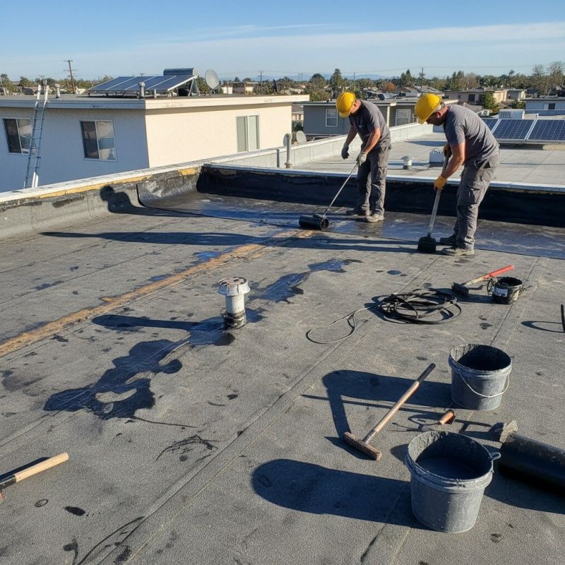 Asphalt Roof Leak Repair detail